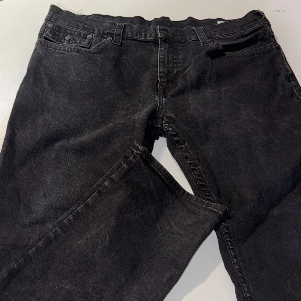 True Religion‎ Men's Black Straight Jeans