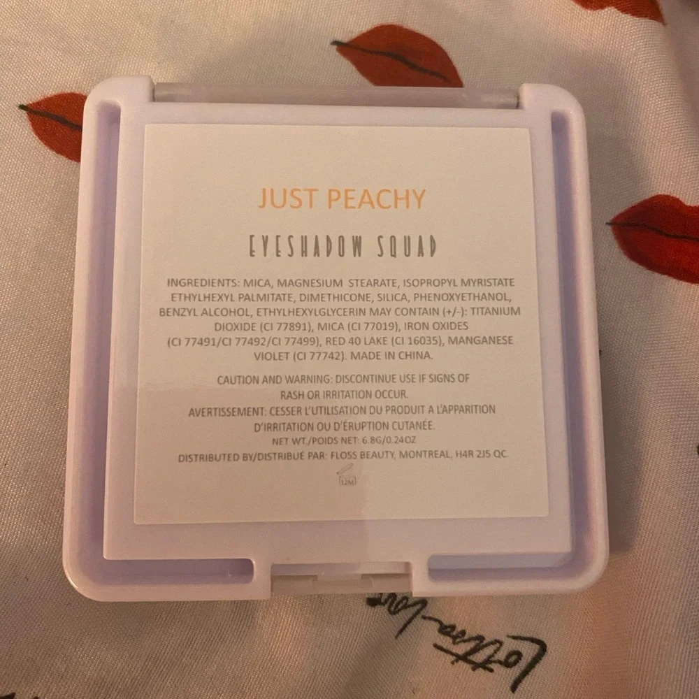FLOSS Eyeshadow Squad in JUST PEACHY 🍑🍑