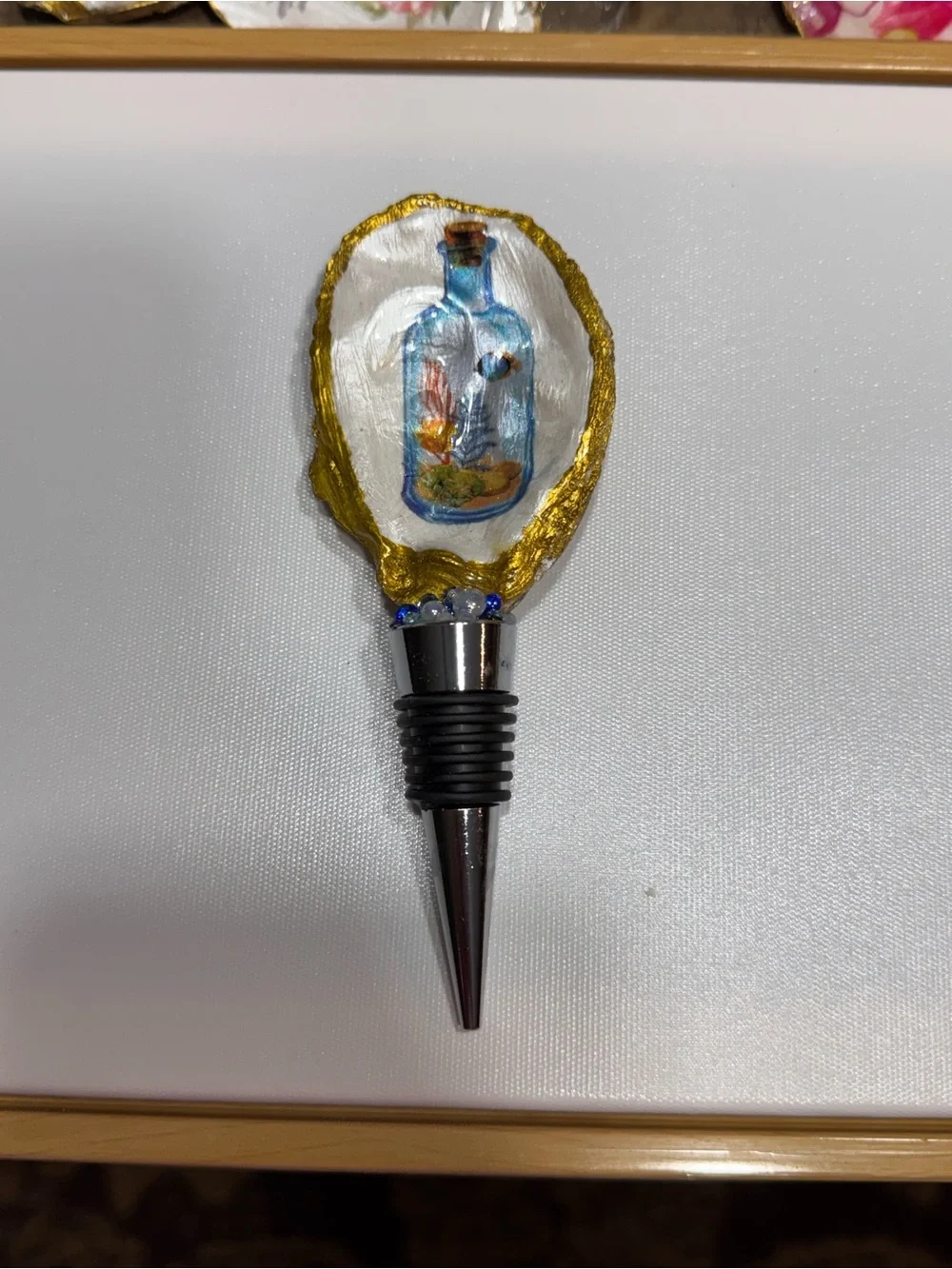 Handmade bottle stopper