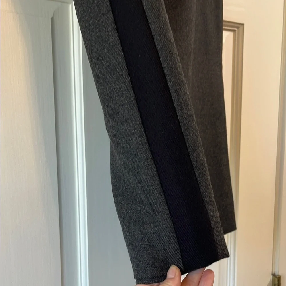 J. Crew No. 2 Pencil Gray Black Knee-Length Wool Skirt - Size 4