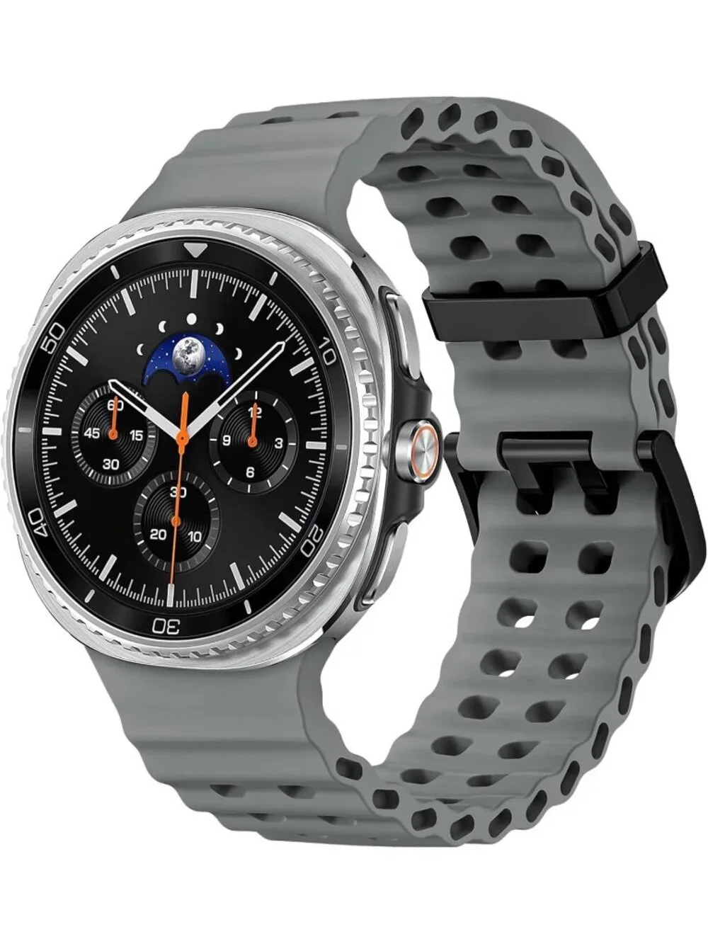 Unisex All Grey Analog Quartz Breathable Marine Replacement Samsung Galaxy Watch