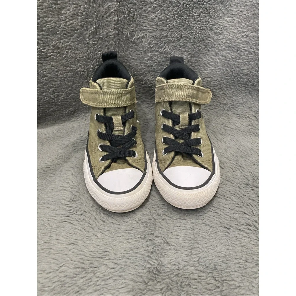 Converse Chuck Taylor All Star Malden Street Mid Top Sneaker Green Boy Youth 12