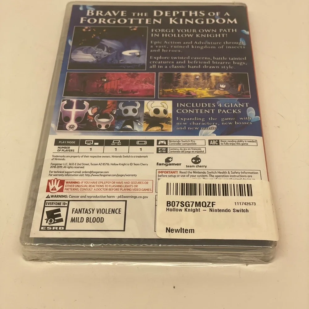 Hollow Knight Nintendo Switch DLC Included -‎ New Sealed