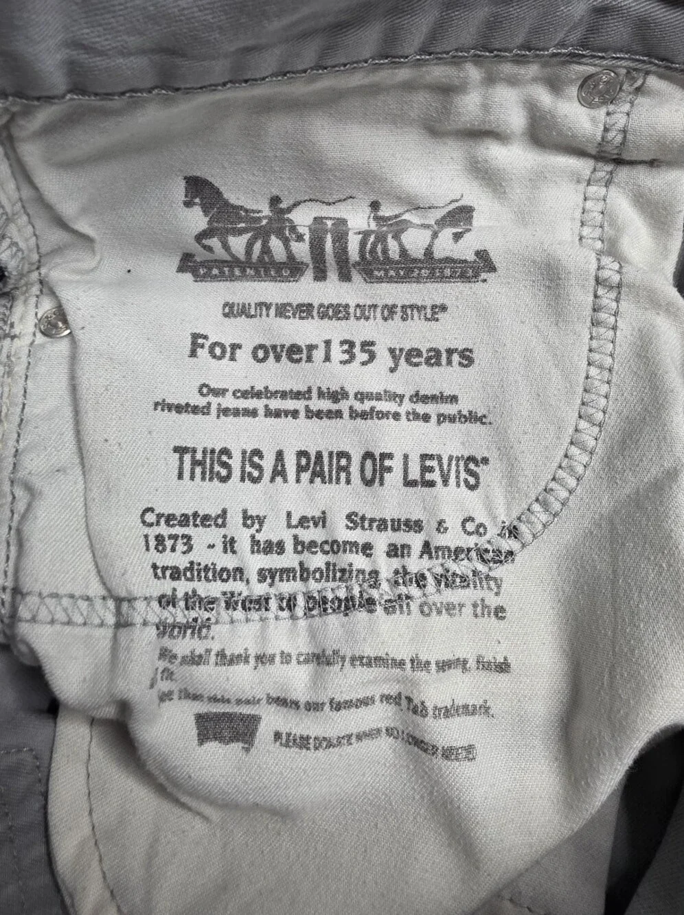 Levis classic straight