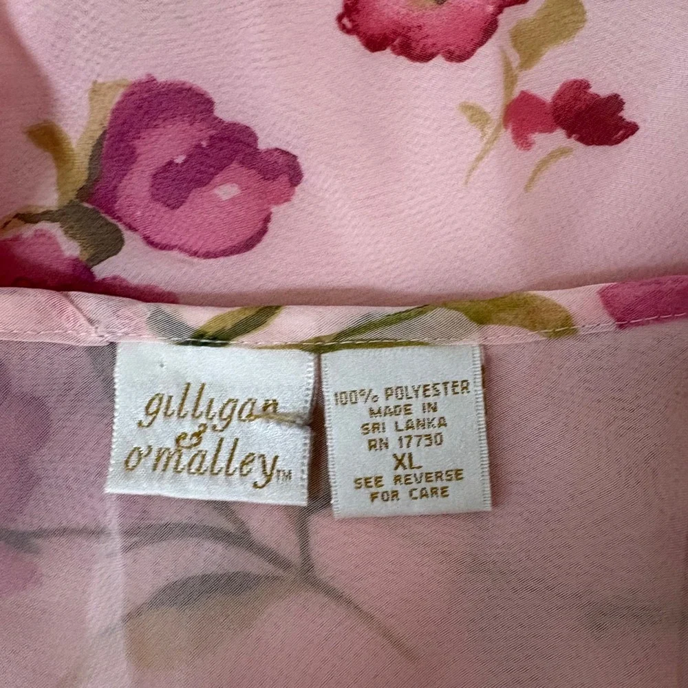 Gilligan & OMalley sheer pink