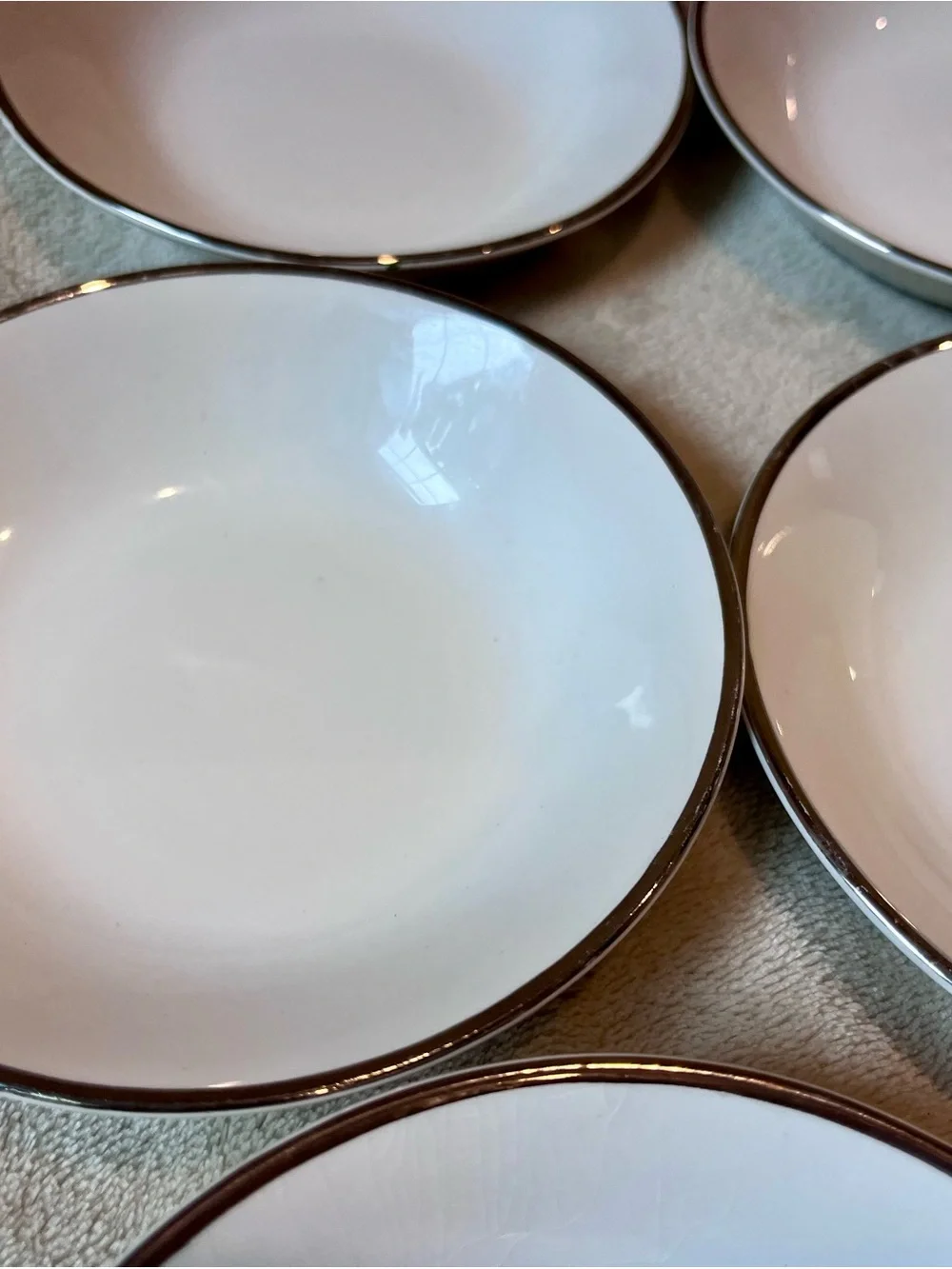 Vintage International Silver Silver Elegance Ironstone Bowls Set of 8 England