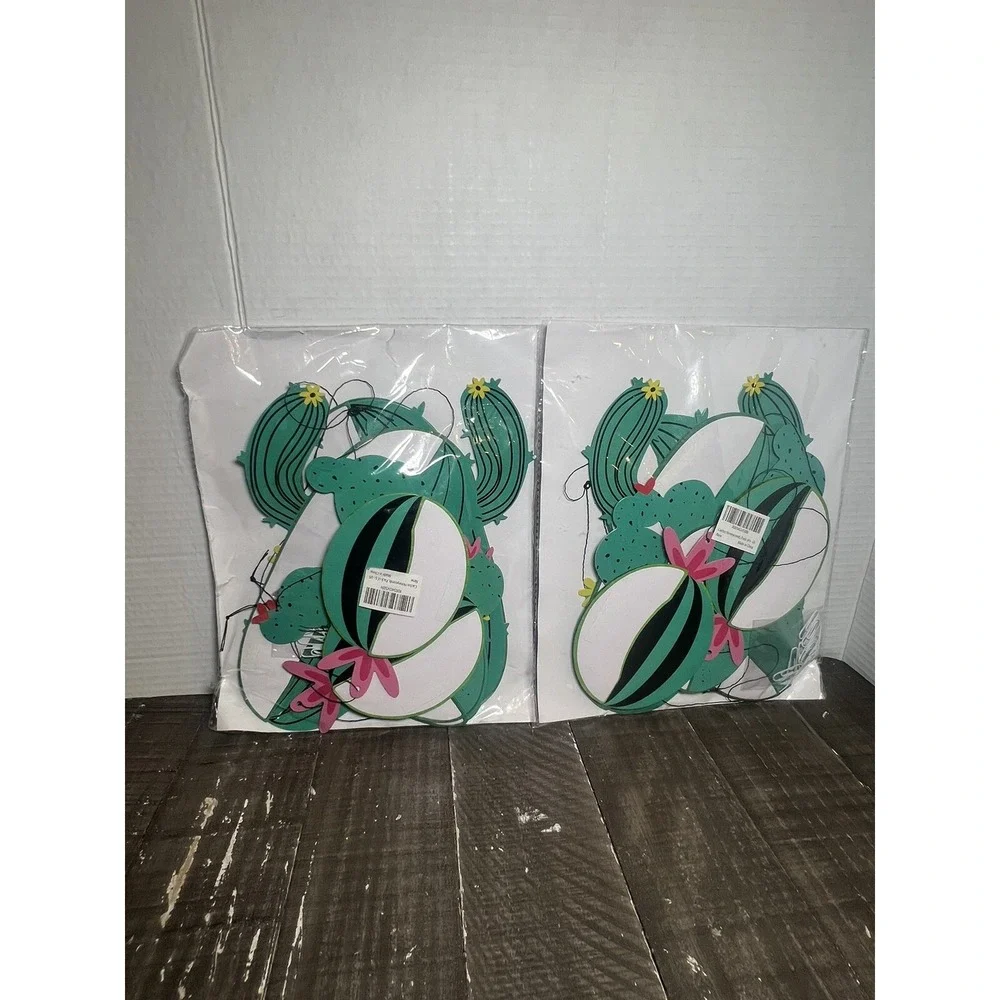 KatchOn Hanging Cactus Centerpieces Pack of 6 Cactus Party Decorations Lot Of 2‎