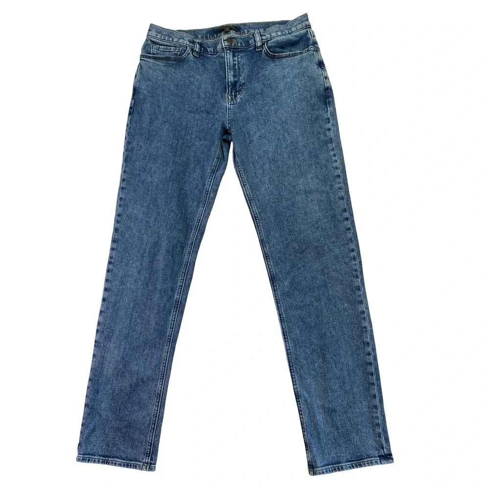 Banana Republic Slim Fit Jeans Mens 33x34 Medium Wash Blue Denim Stretch Pants