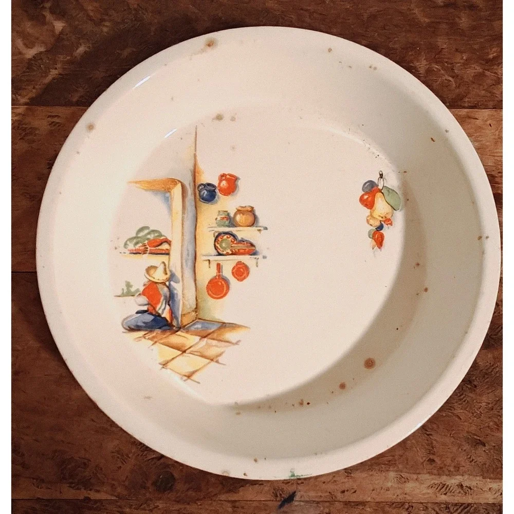 Edwin M Knowles bowl pie