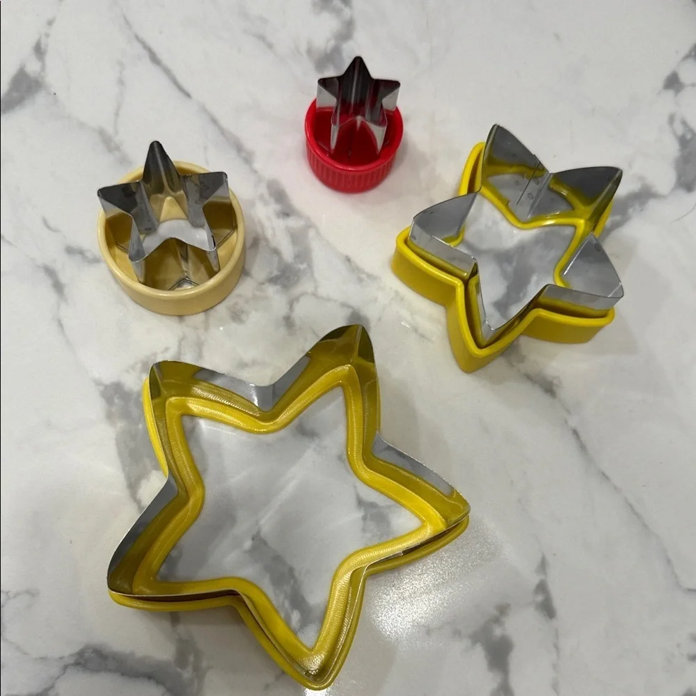 Set of 4 Star Cookie Cutters