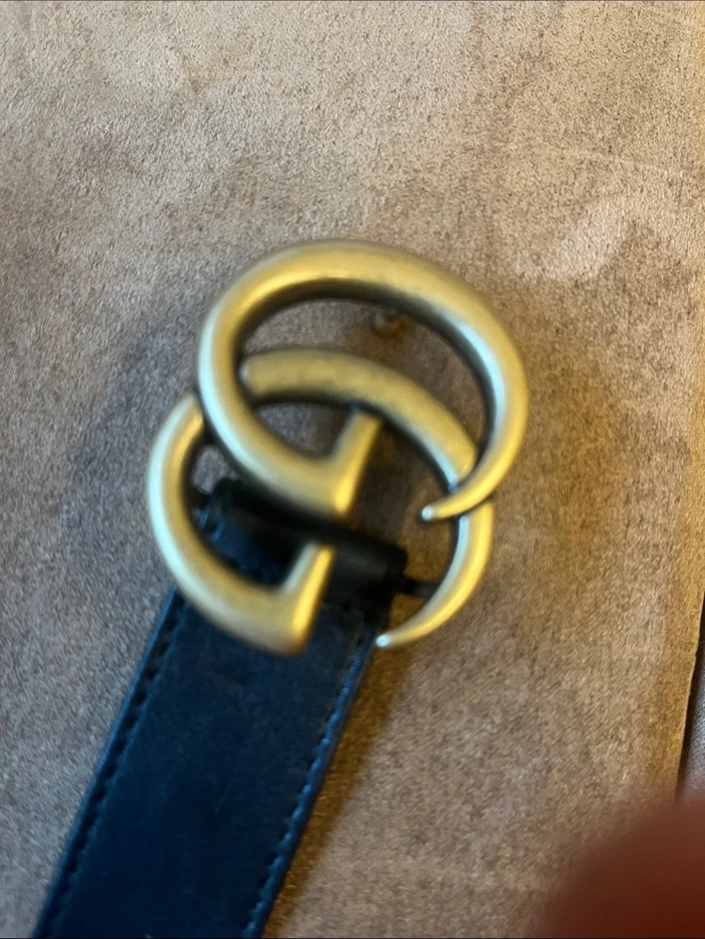 Gucci black leather