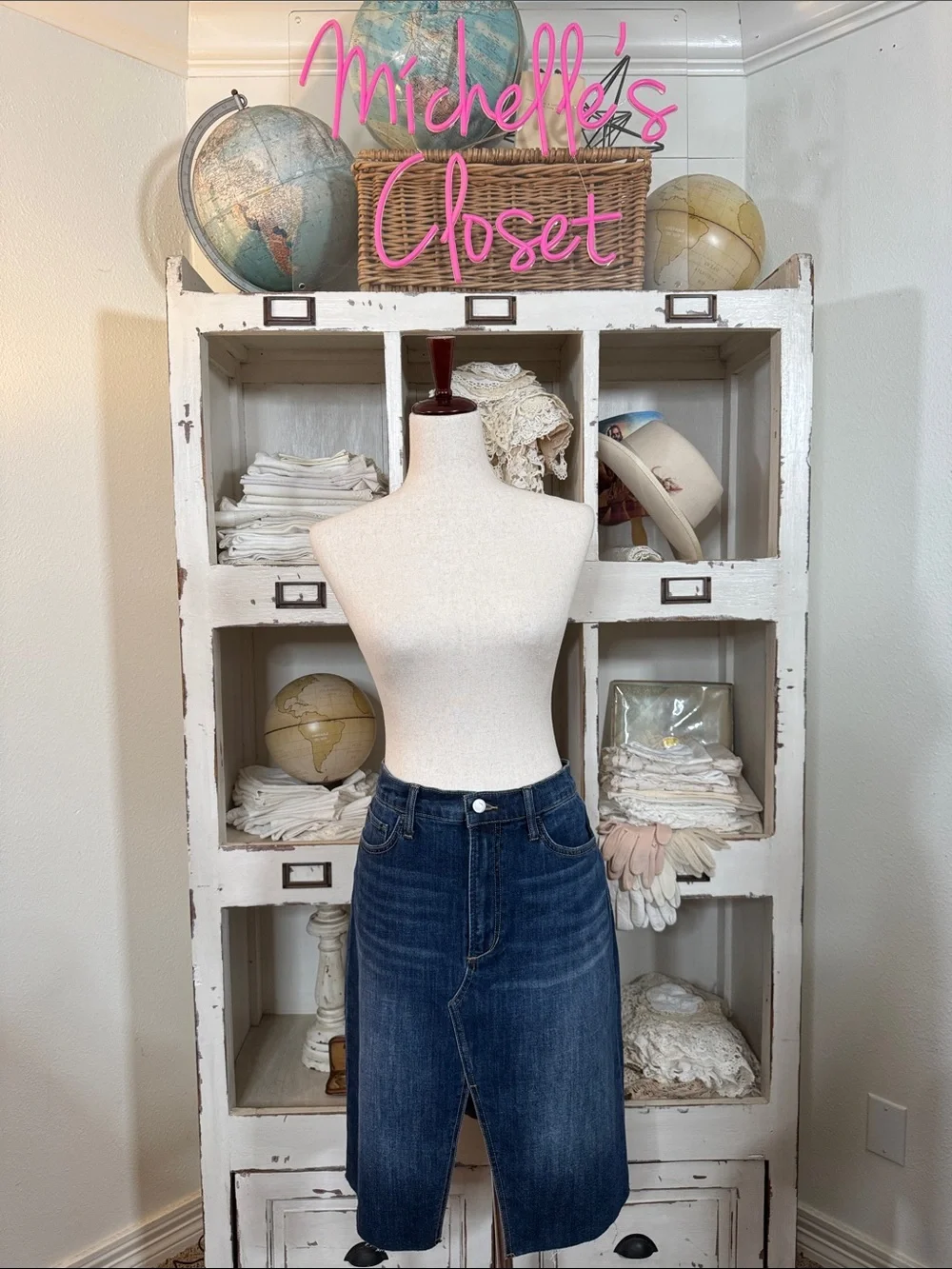 Joe's Jeans Dark Blue Denim skirt
