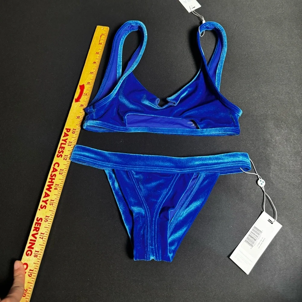 Frankies Bikinis cobalt blue
