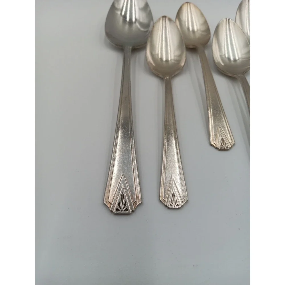 12pc DSC3‎ Stainless Steel Community Plate Diamond Silver  Flatware Forks Spoons