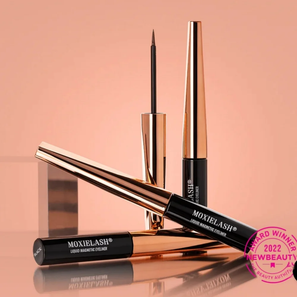 NIB MoxieLash Liquid Magnetic Eyeliner Black Full Size Bundle Of 2