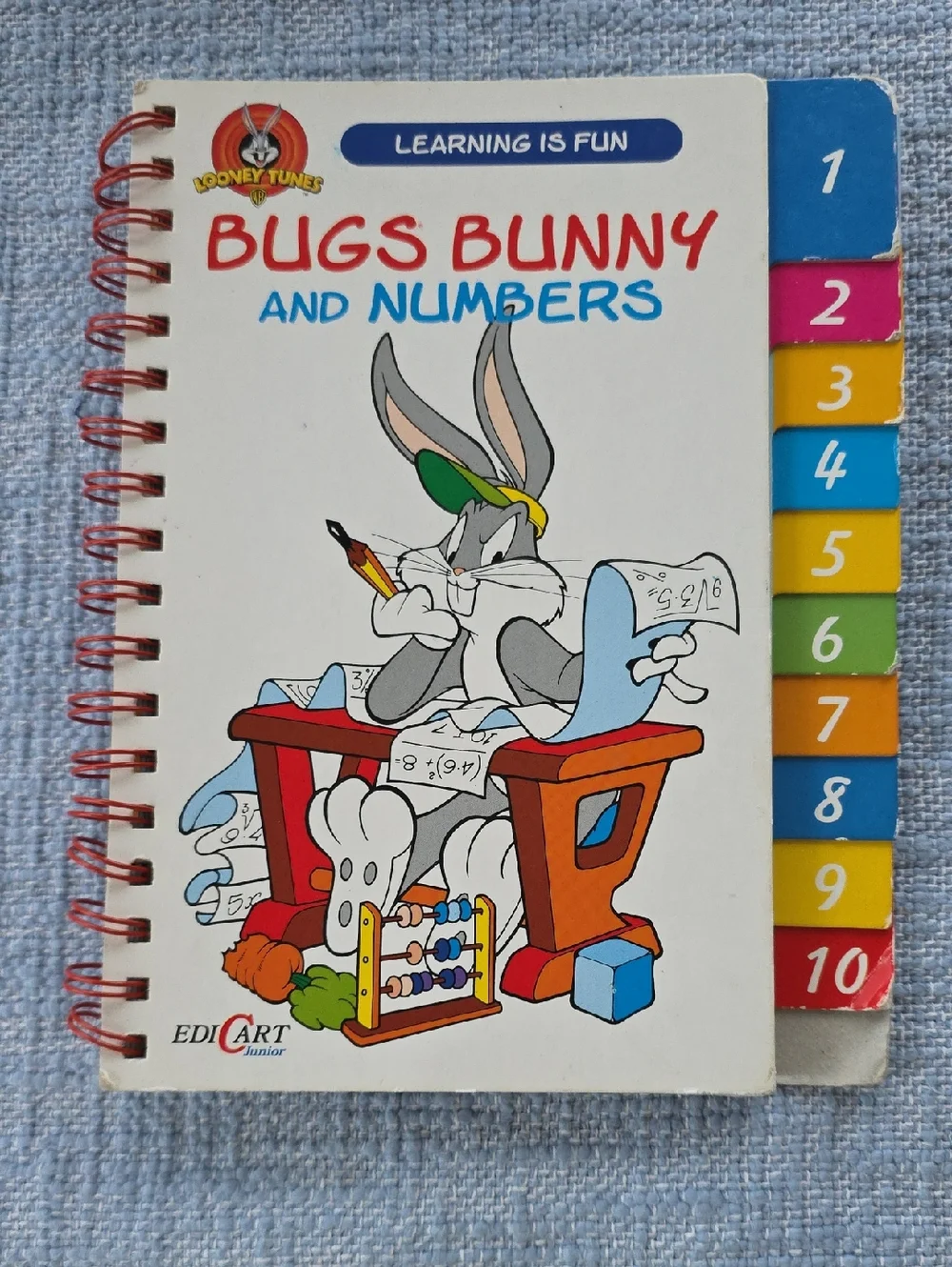 Looney Tunes Bugs Bunny and Numbers - Colorful Kids Learning Book