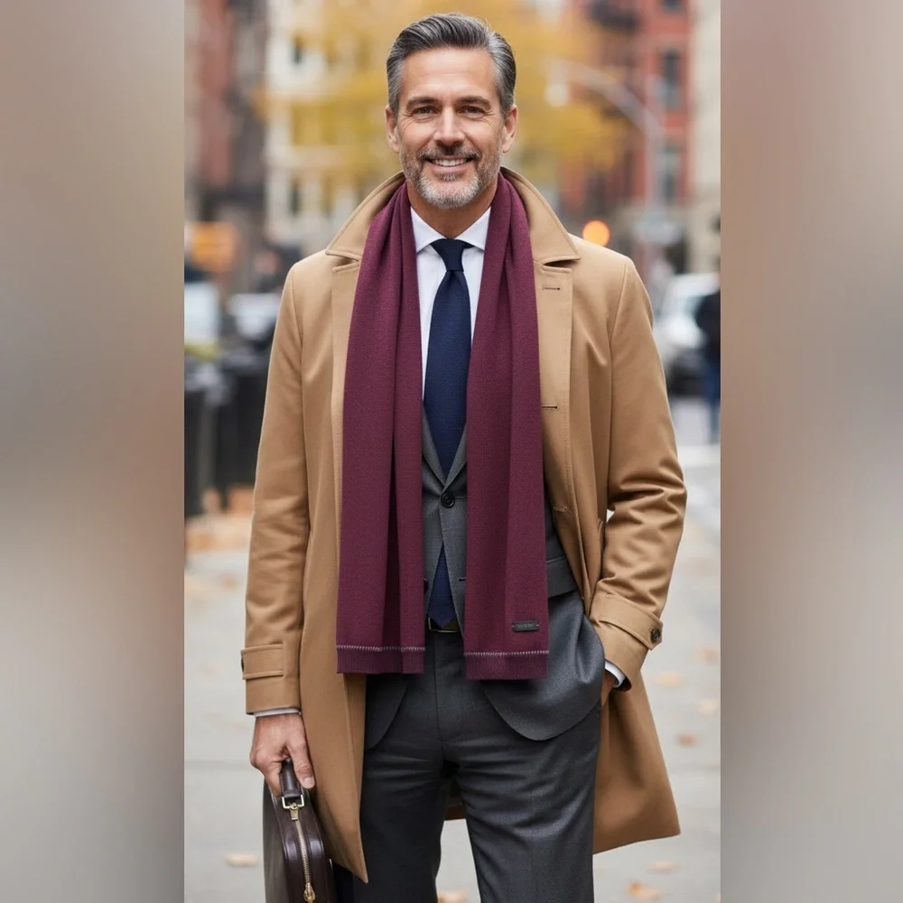 John Varvatos touch minimal scarf