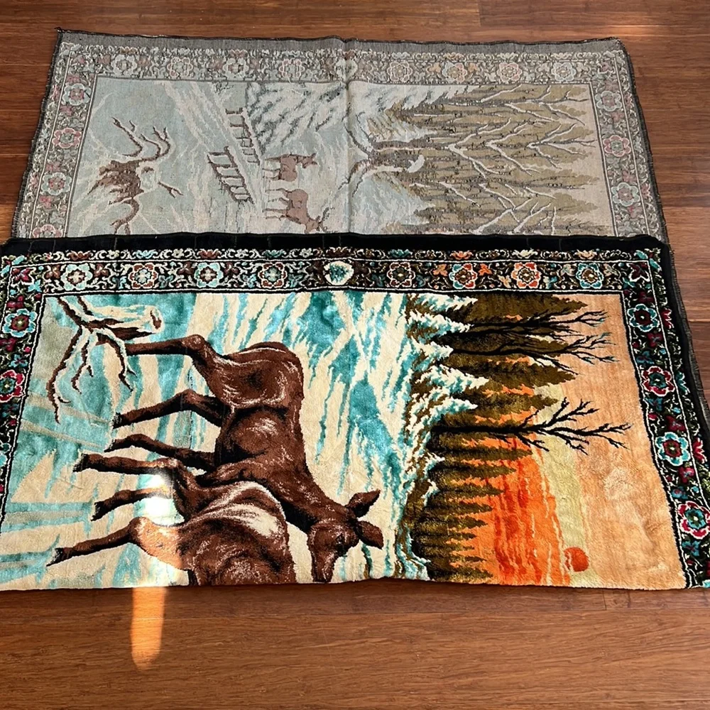 Source Unknown tapestry deer