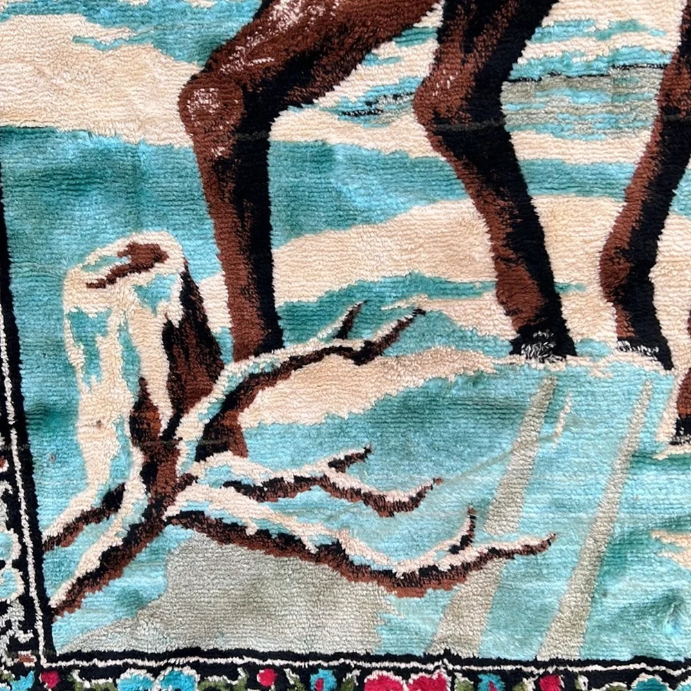 Source Unknown tapestry deer