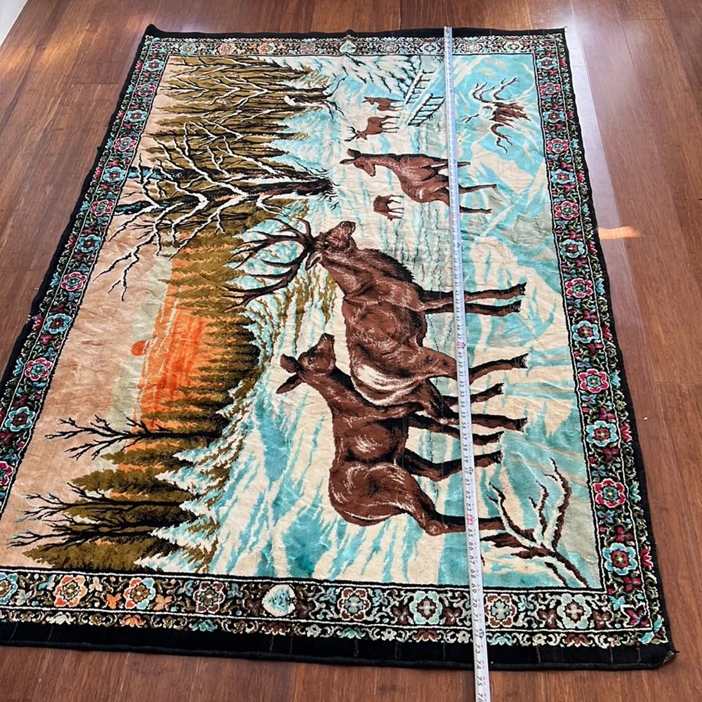 Source Unknown tapestry deer