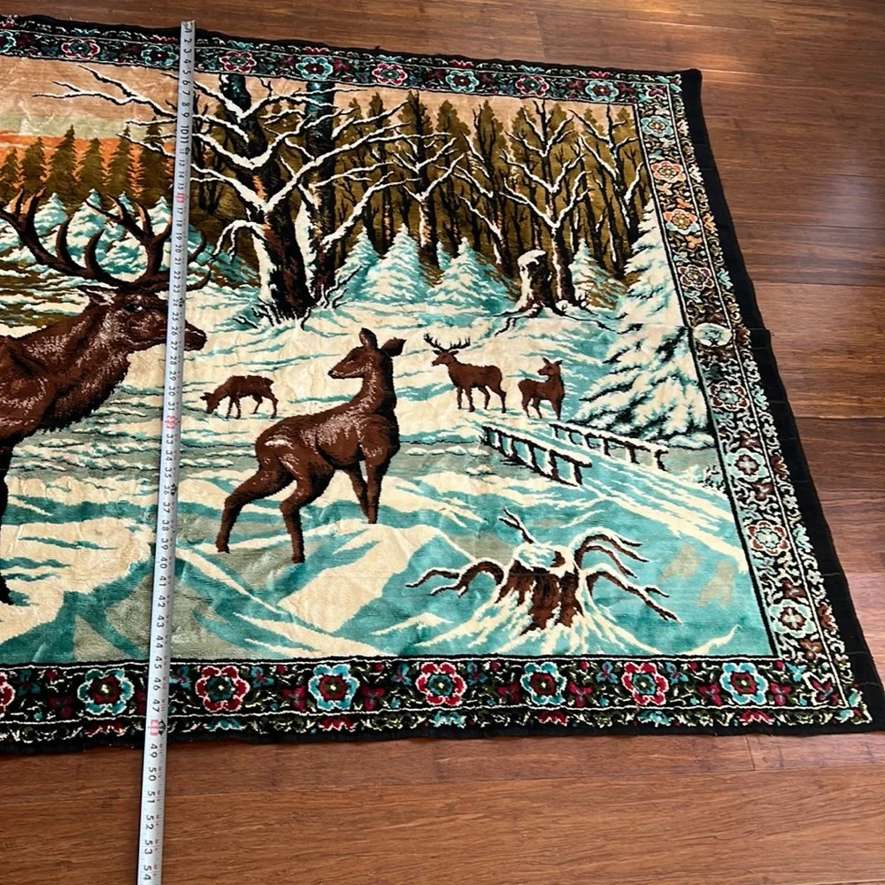 Source Unknown tapestry deer
