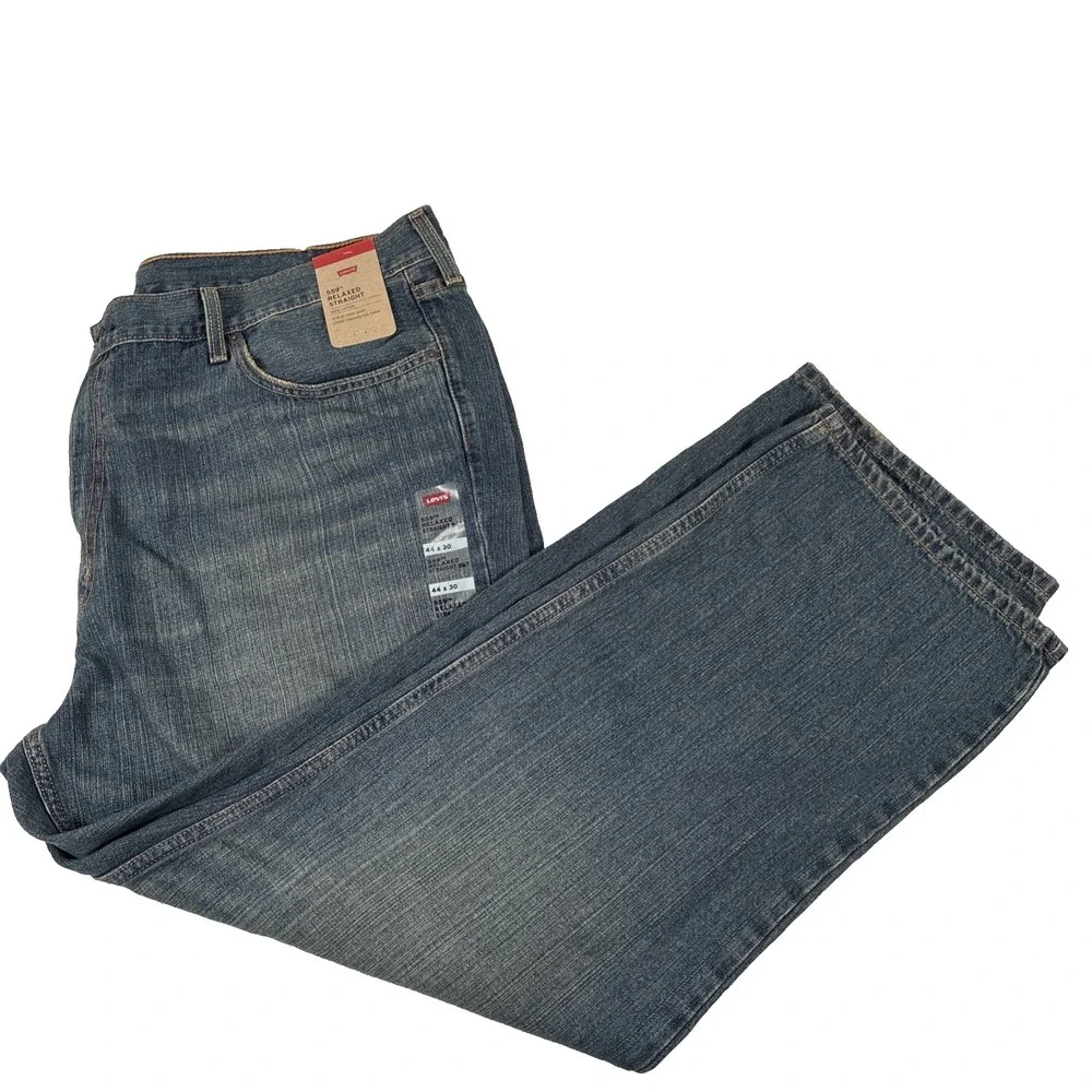 New Mens Levi's 559 Relaxed Straight Fit Denim Jeans Size 44x30 Big And Tall NWT