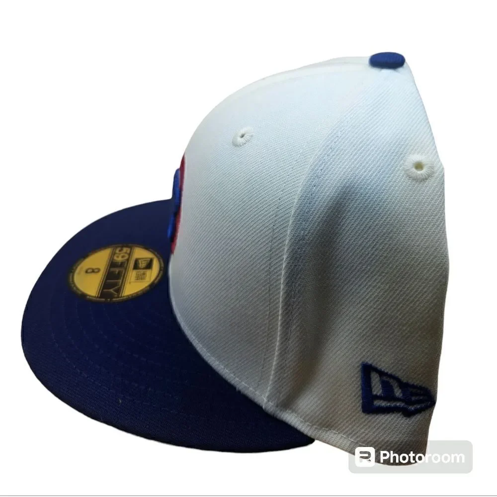 Hat Club RARE 8 White Dome Chicago Cubs Off White Two Tone Fitted Hat Era
