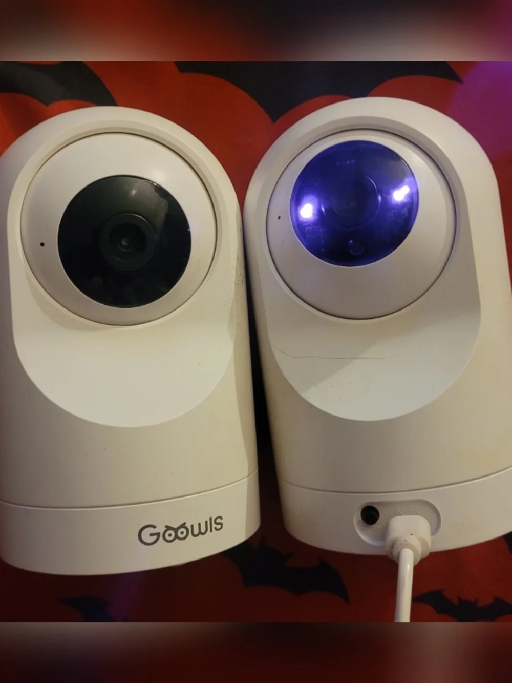 Set of 2 Goowls IPC2 1080P smart indoor WiFi Security Cameras