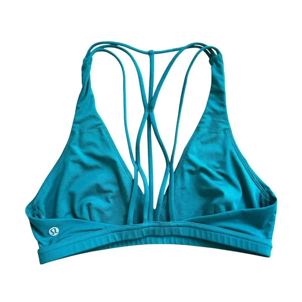 Lululemon Raise The Barre Bra Teal Green 8