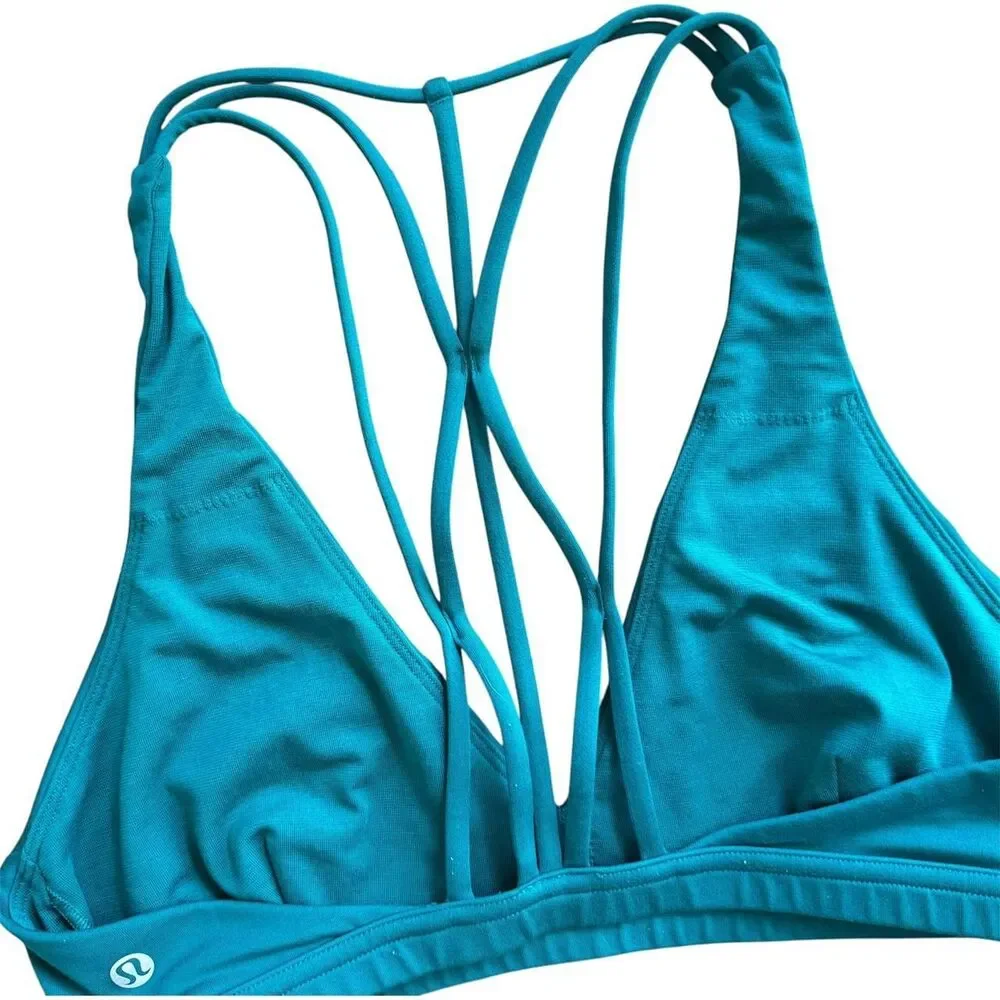 Lululemon Raise The Barre Bra Teal Green 8