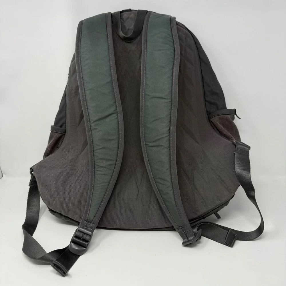 Nike Sport Backpack Grey Red Ripstop Multi-Pocket Shoe Compartment Training Bag