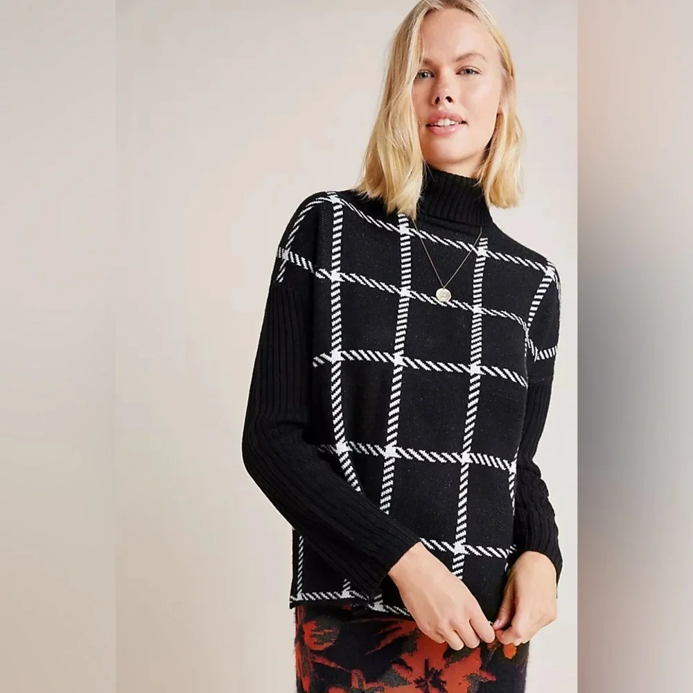 Anthropologie Mason Turtleneck Sweater S