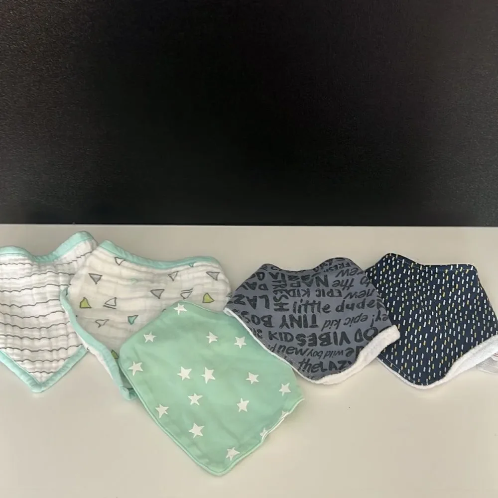 Lot of 5 Bibs- Various brands