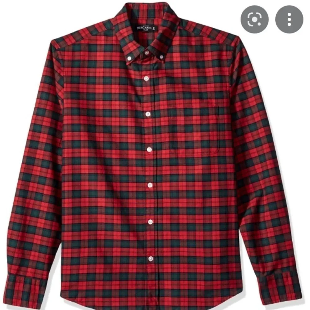J. Crew Mercantile Flex Plaid Button Down Shirt, sz Small (Unisex fit)