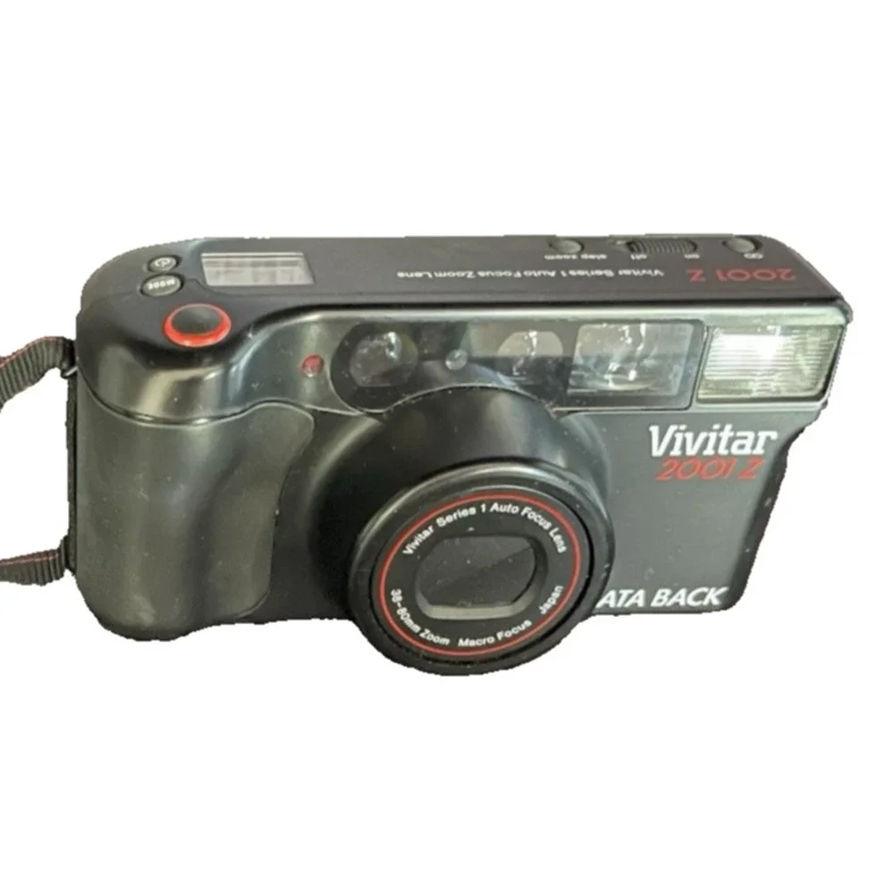 Vivitar 2001‎ Z Series 1 Auto Focus 38-80mm Zoom Film Camera-PARTS OR REPAIR