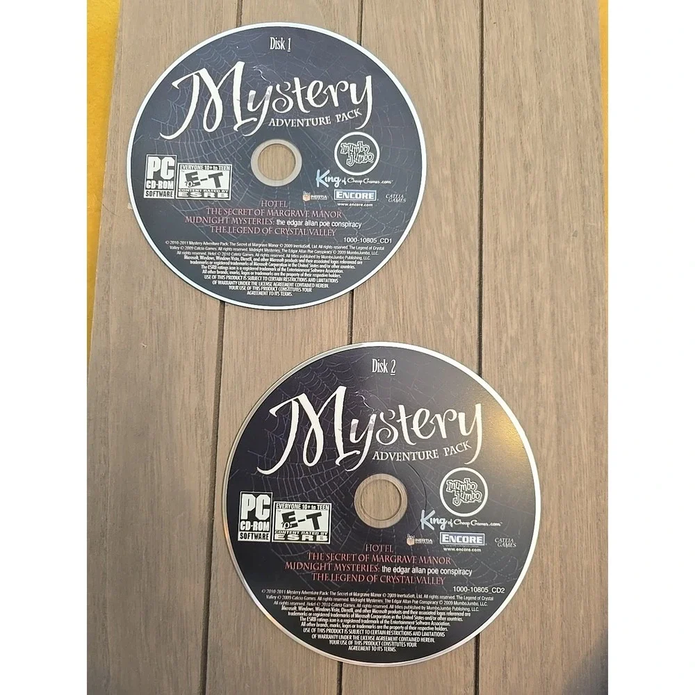 Mumbo Jumbo Mystery Adventure Pack for PC‎ CD-ROM 2-CD set