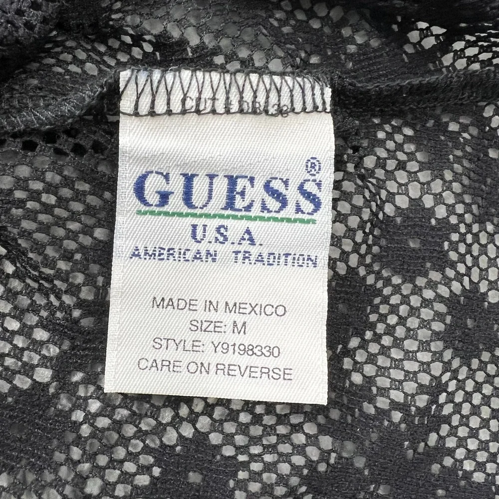 Guess black lace