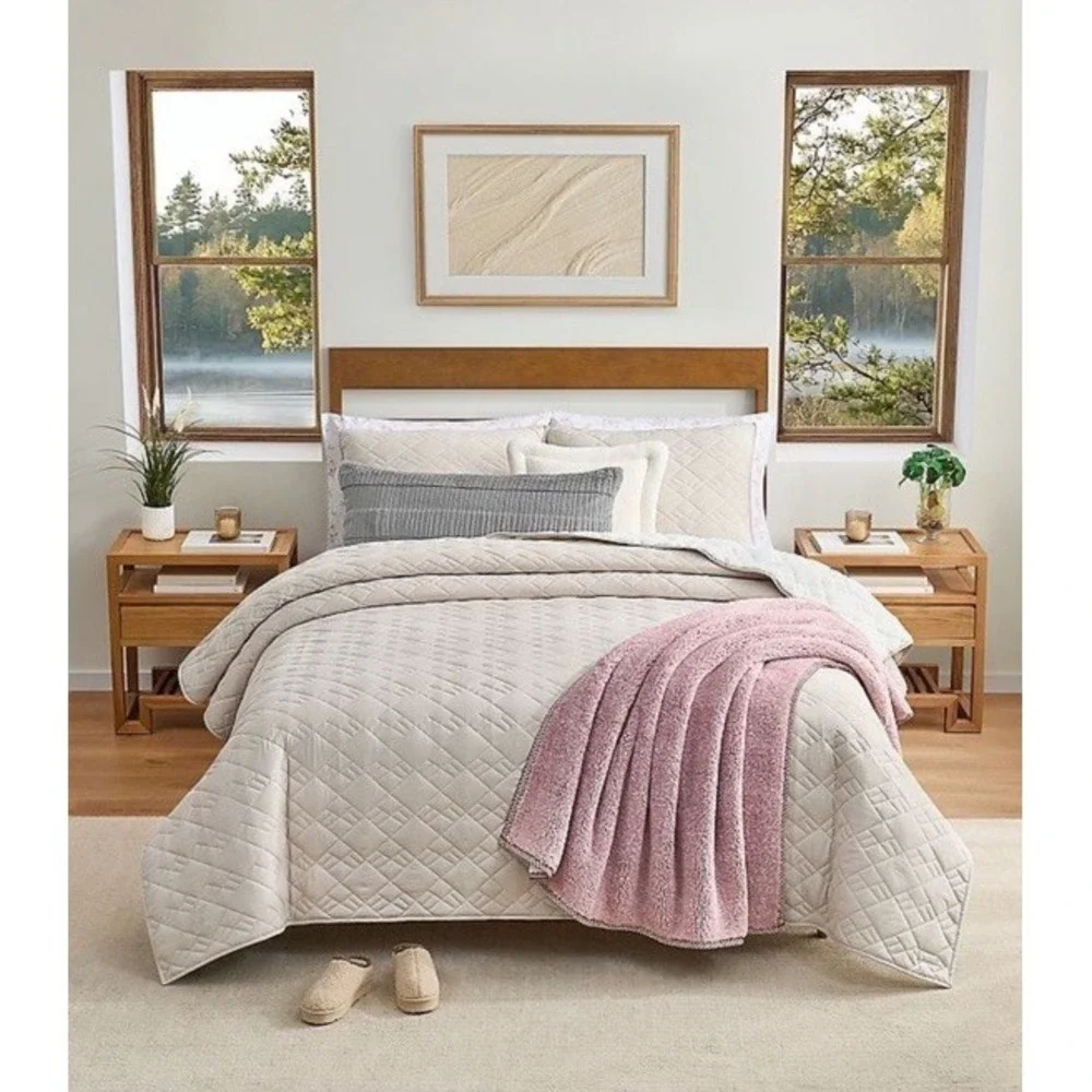 BearPaw microfiber quilt wash