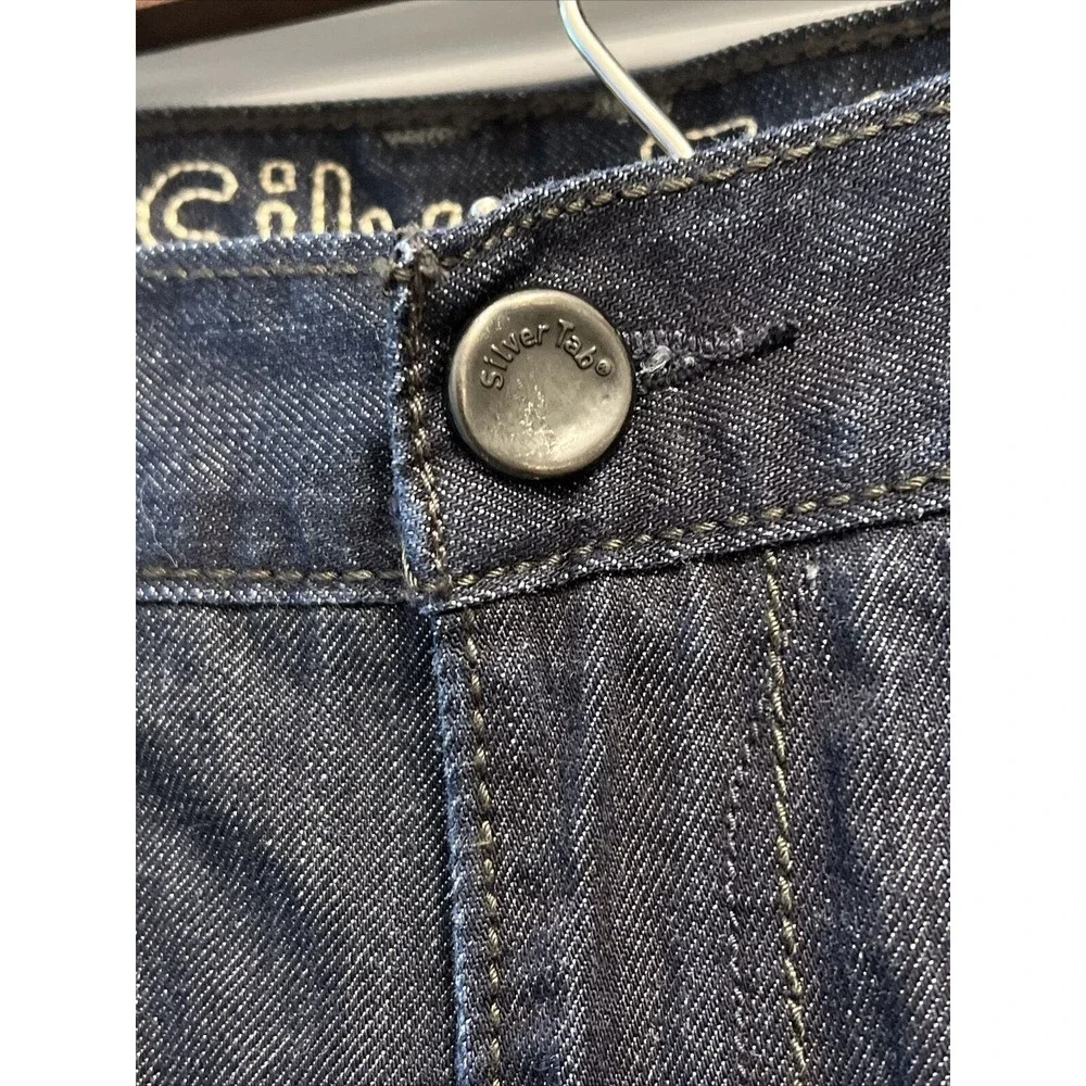 Levi's Silvertab Jeans‎ Mens Tag 38x32 Actual 37x33 DARK Straight Denim Pants
