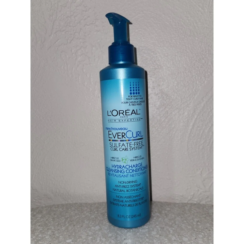 L'Oreal EverCurl Sulfate-Free Hydracharge‎ Cleansing Conditioner 8.3 oz~NEW