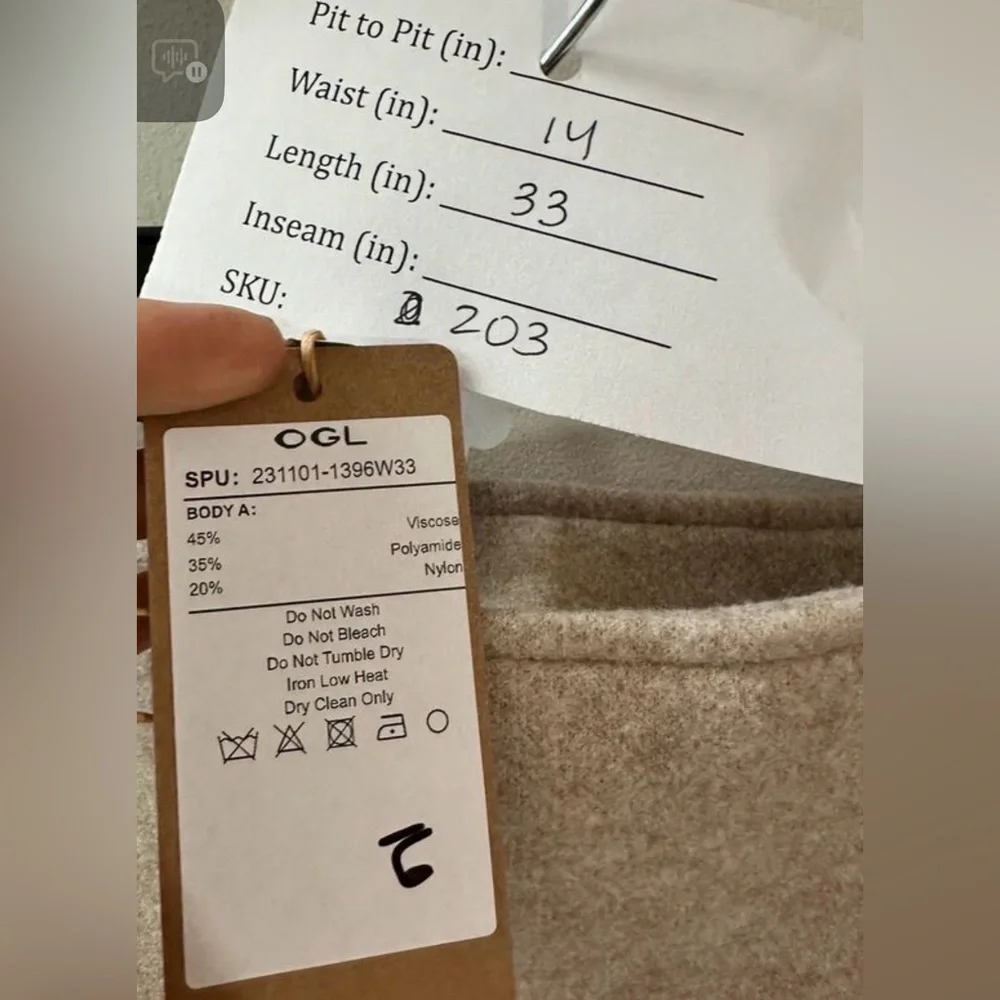 OGL beige knit