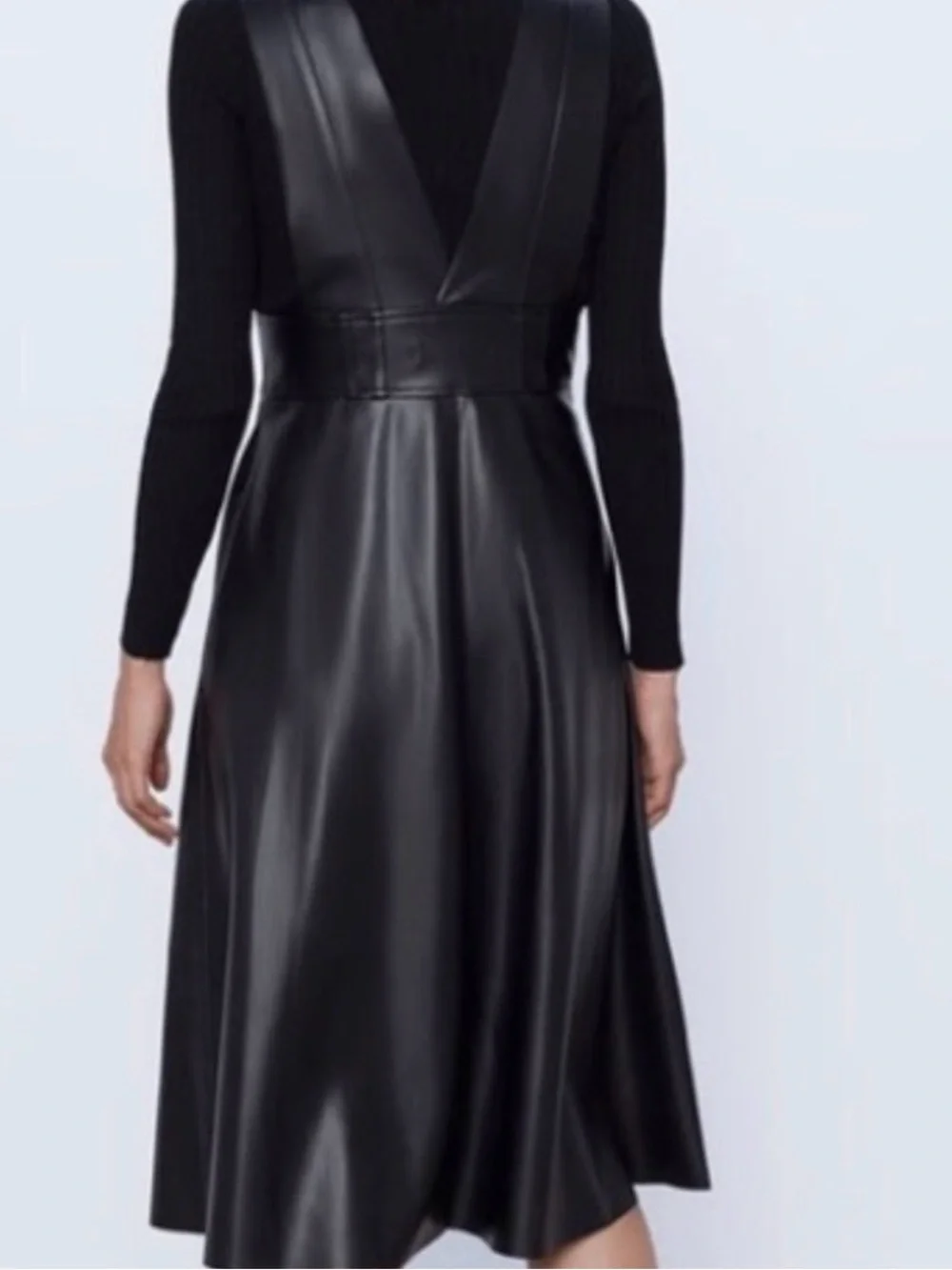 Zara sleeveless faux