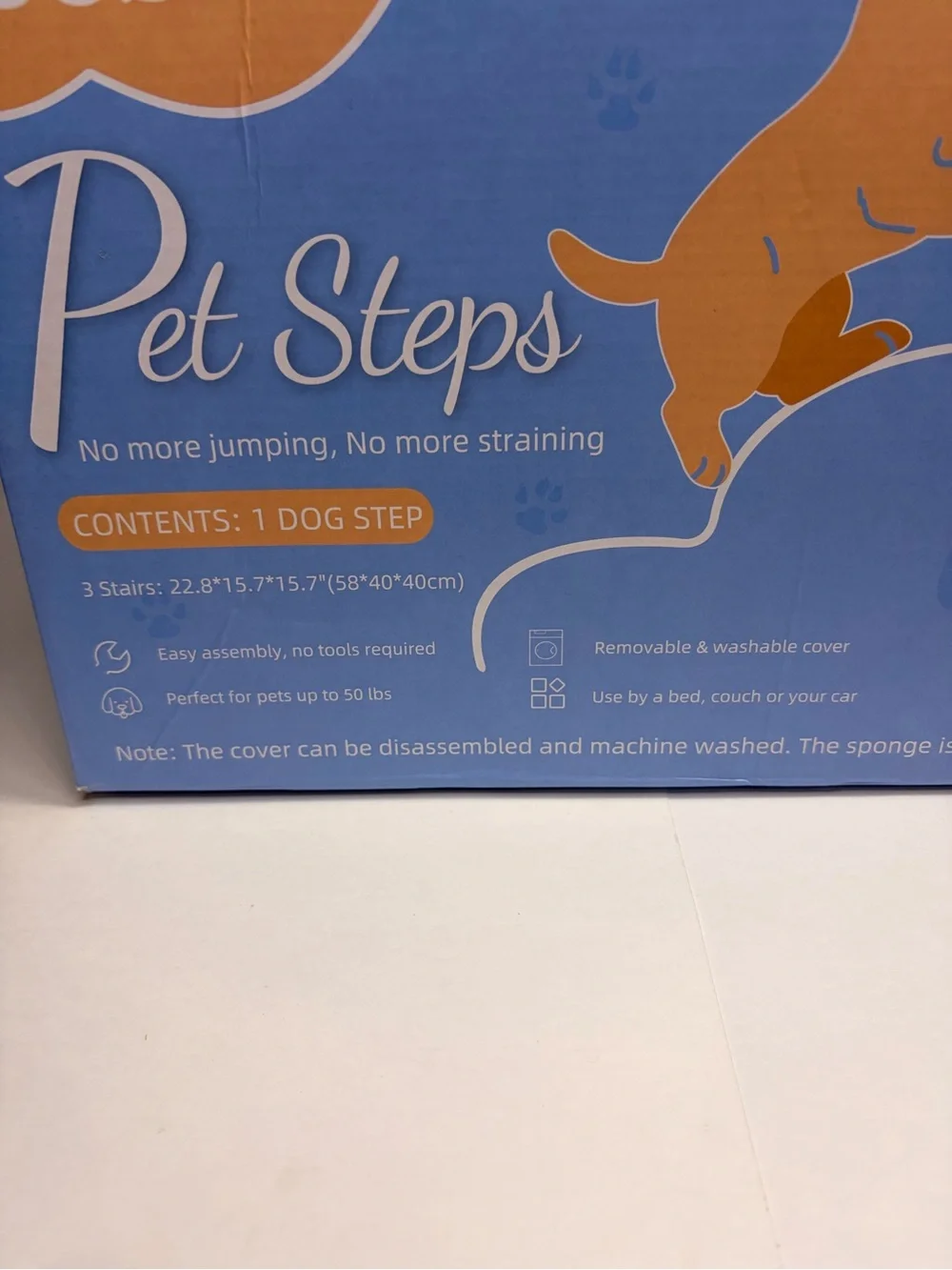PocBlue dog stairs