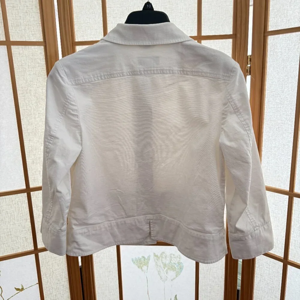 Talbots white denim