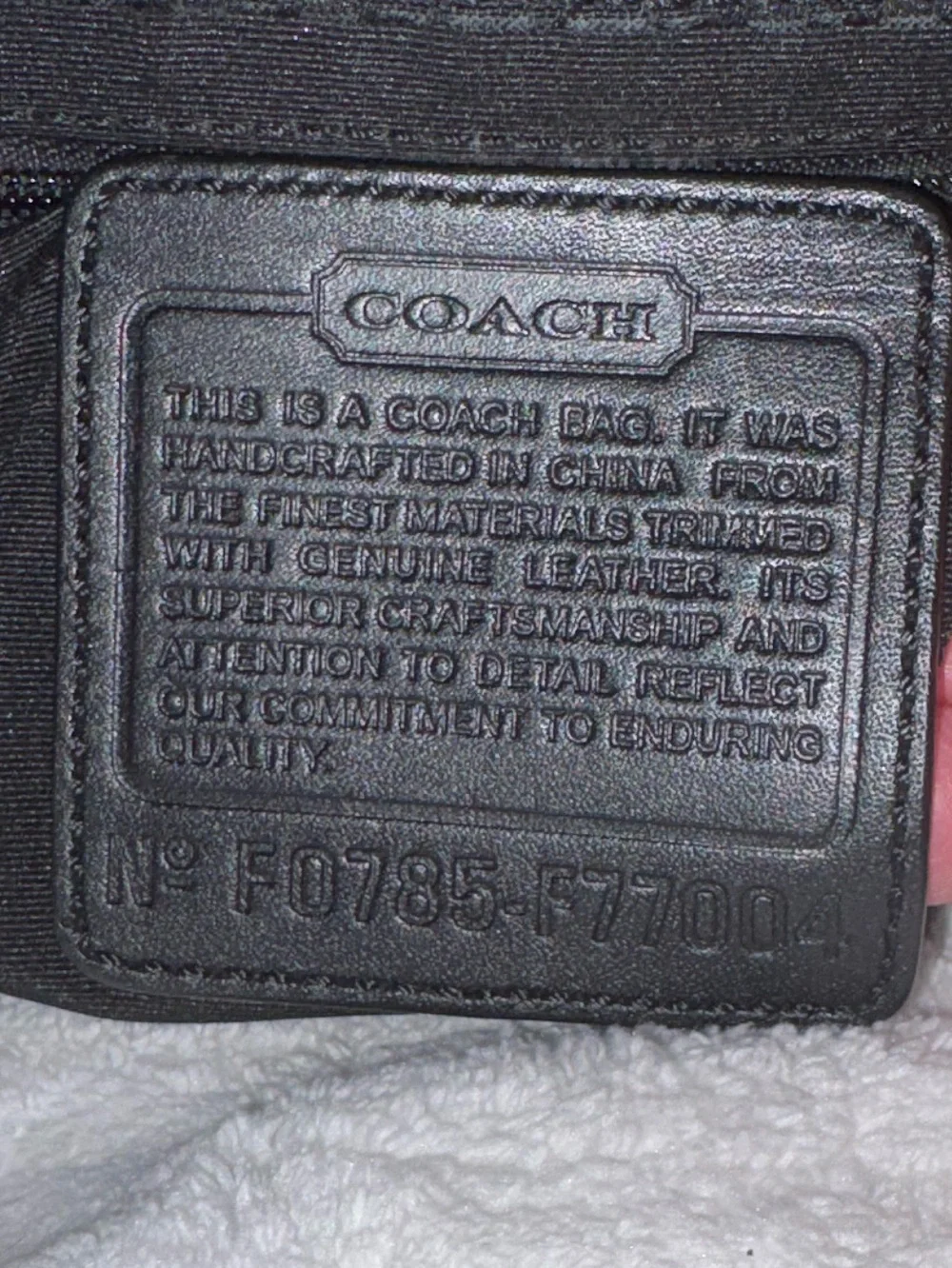 Coach laptop messenger