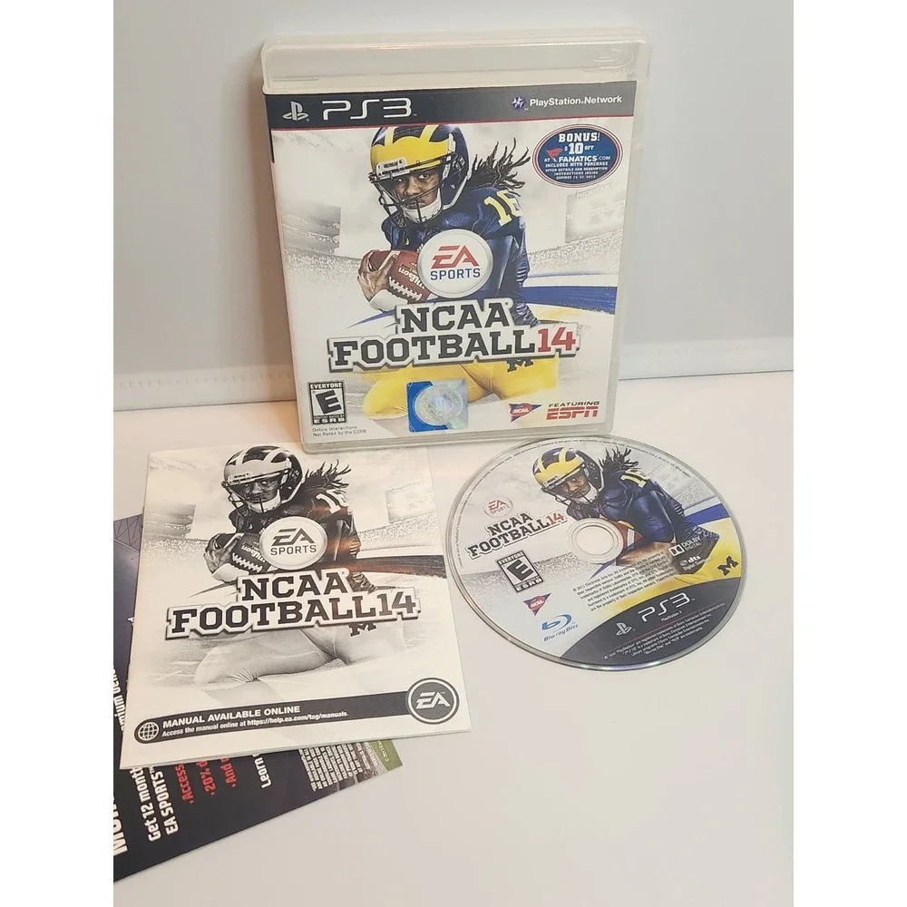 NCAA Football 14 (Sony PlayStation 3, PS3, 2013) CIB Tested Working
