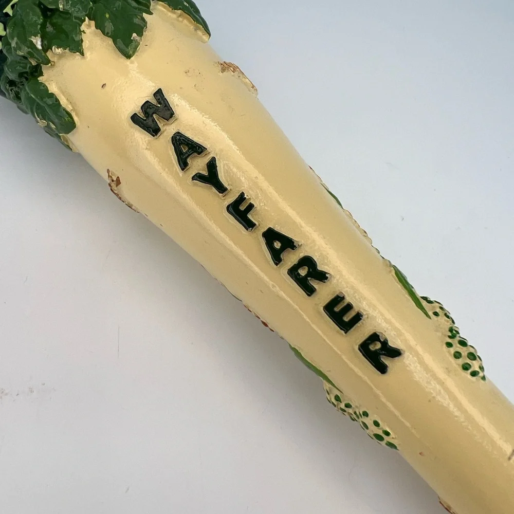 Green Man Brewery Wayfarer Beer Pub Tap Handle 12 Inches Asheville NC Est. 1997