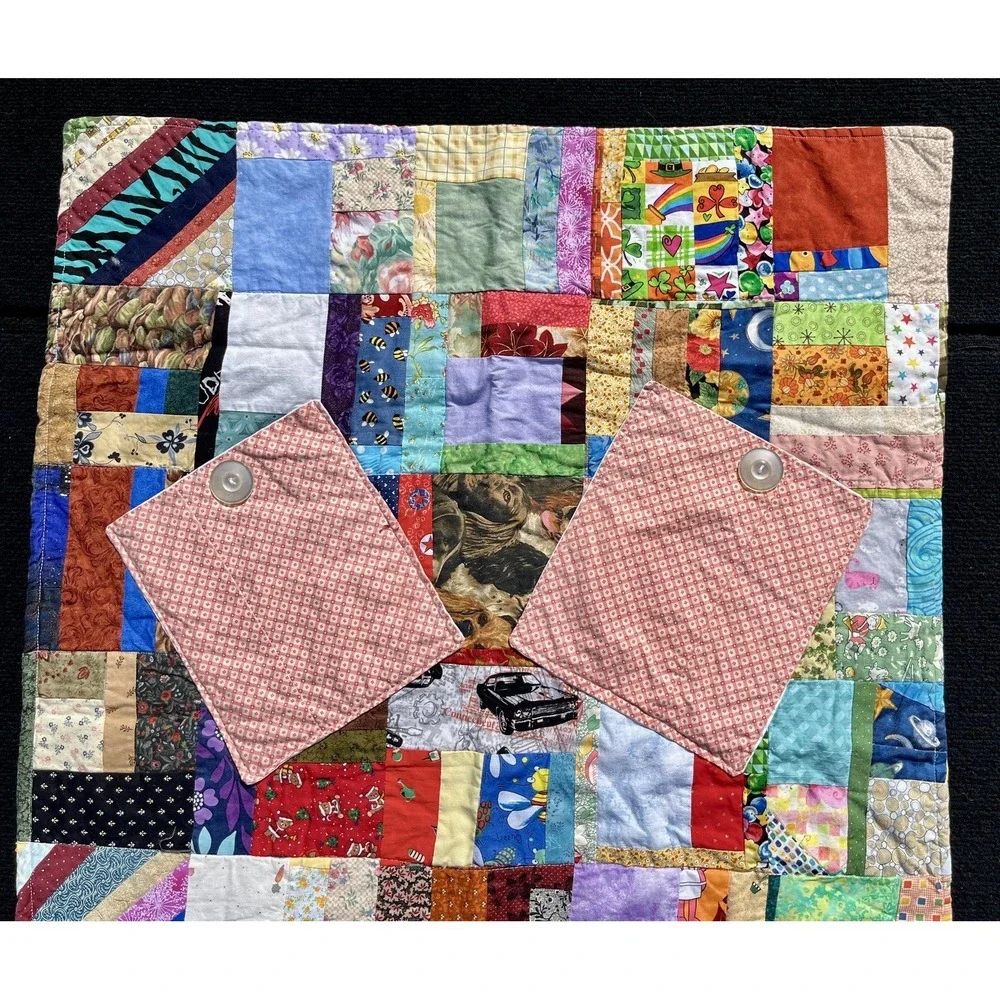 Handmade patchwork quilt