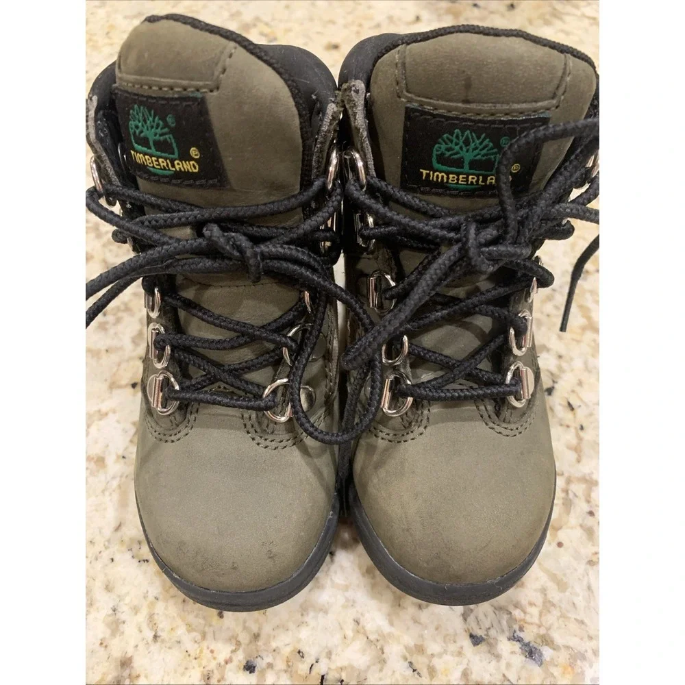 Timberland Kids Olive Green Waterproof Boots Toddler 8.5‎