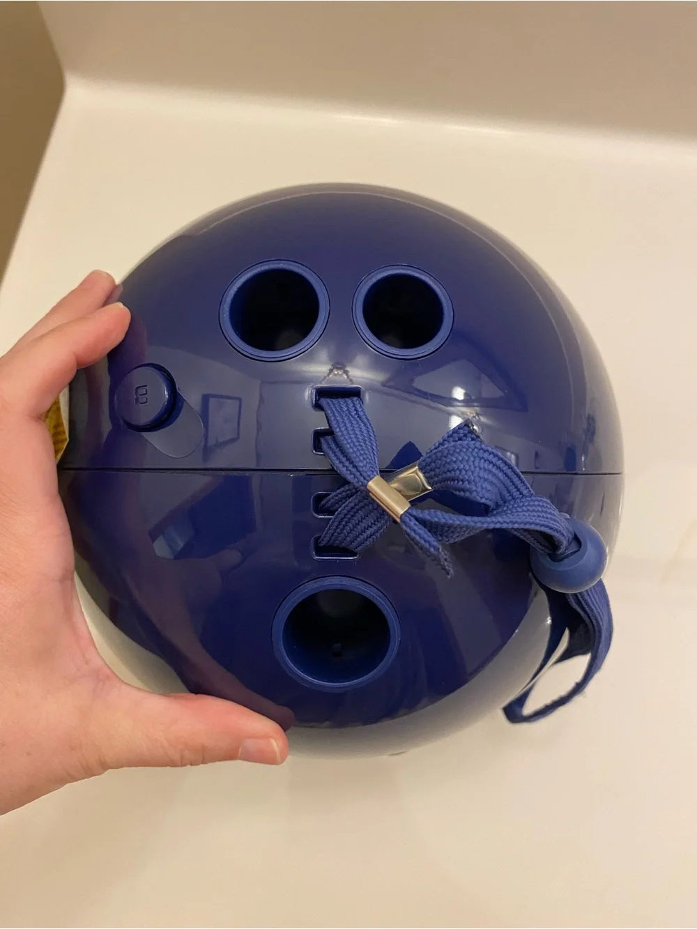 Nintendo Wii Bowling Ball Blue Controller with Wrist Strap